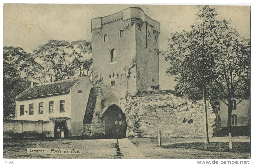 Tongeren :  Porte de Visé    ( geschreven 1907  met zegel )