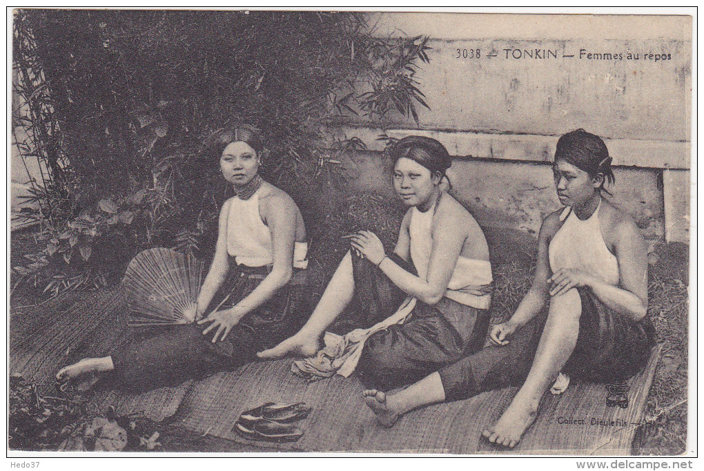 Tonkin - Femmes au repos
