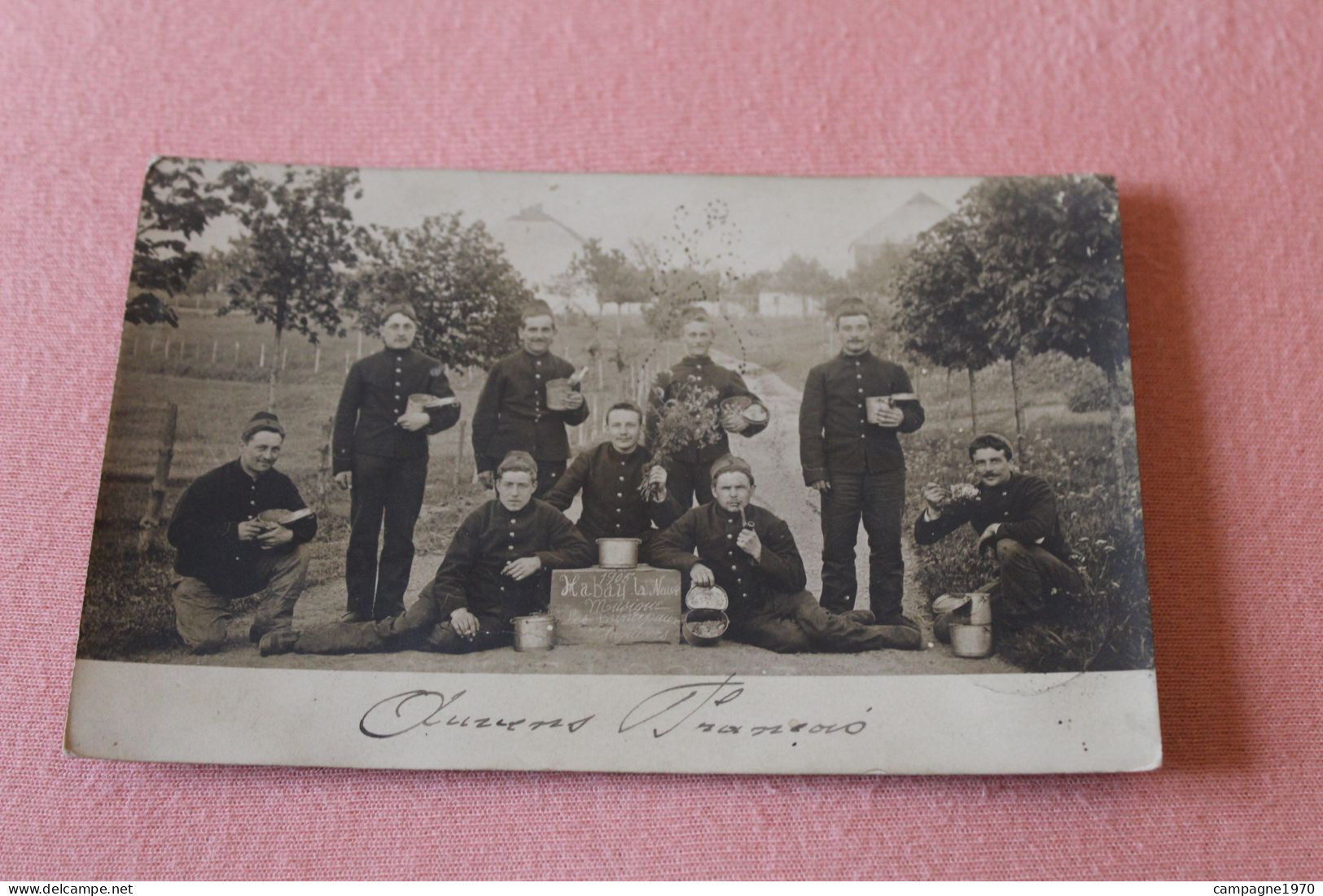 TOP TOP RARE !! HABAY LA NEUVE - MUSIQUE " LES PRINCIPAUX ??? " ( A IDENTIFIER ) - FANFARE - 1905