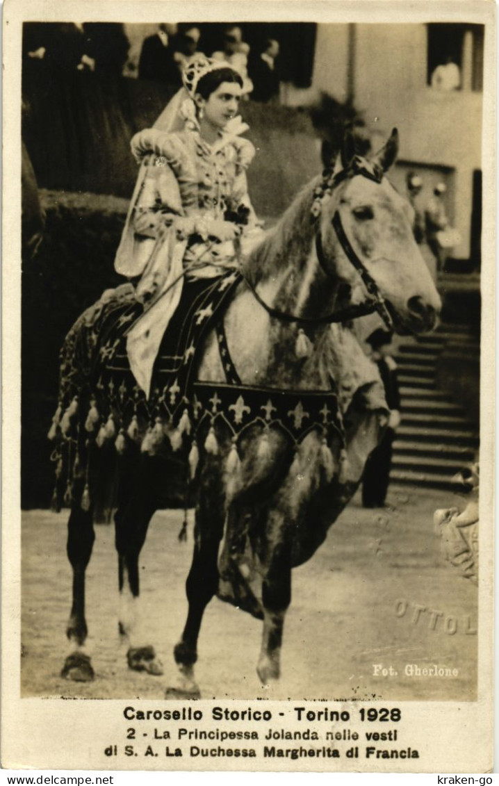 TORINO CITTÀ - Carosello Storico 1928 - Principessa Jolanda - NV - #069