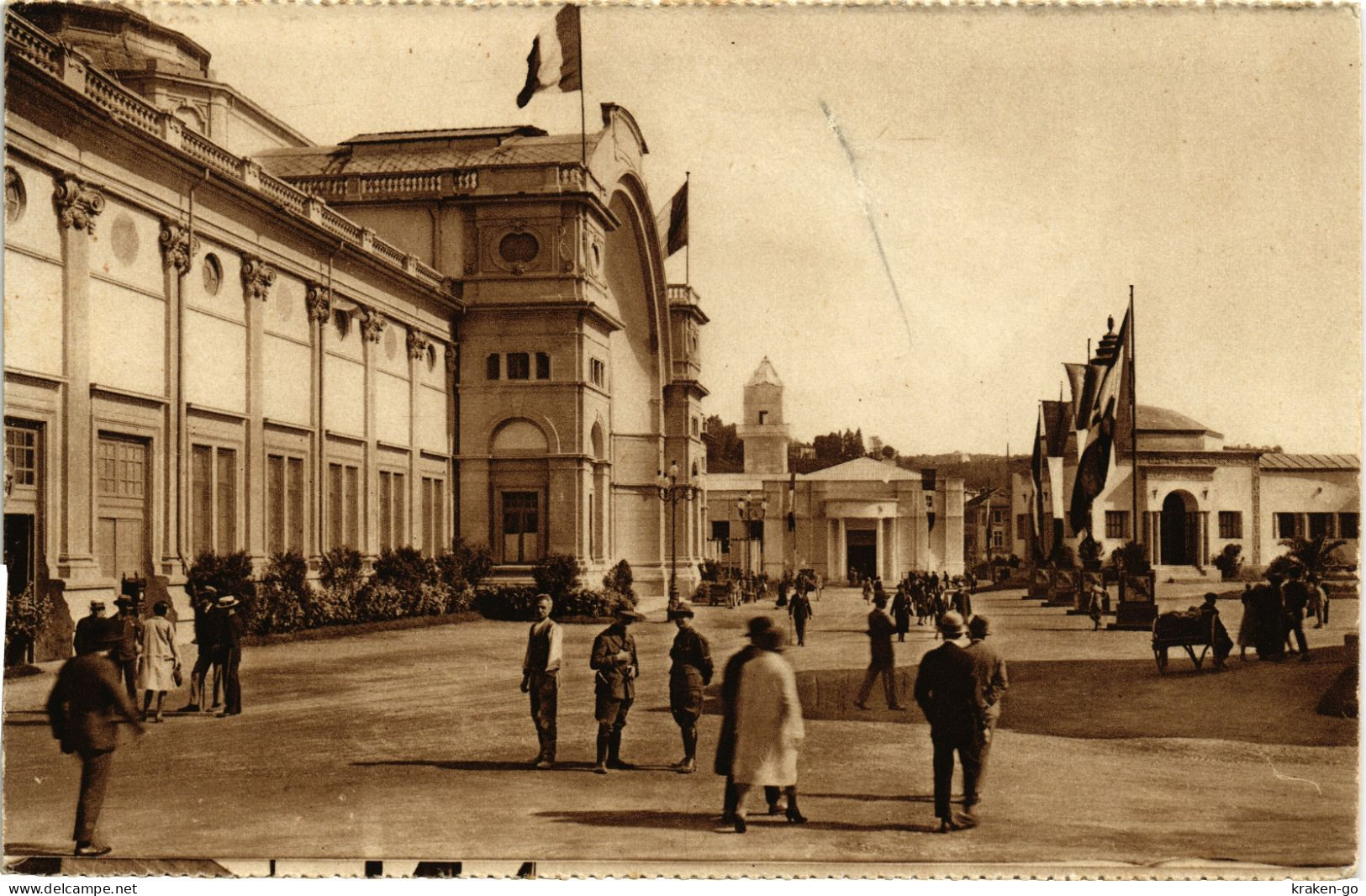 TORINO CITTÀ - Esposizione 1928 - Palazzo della Seta - Scritta - #035