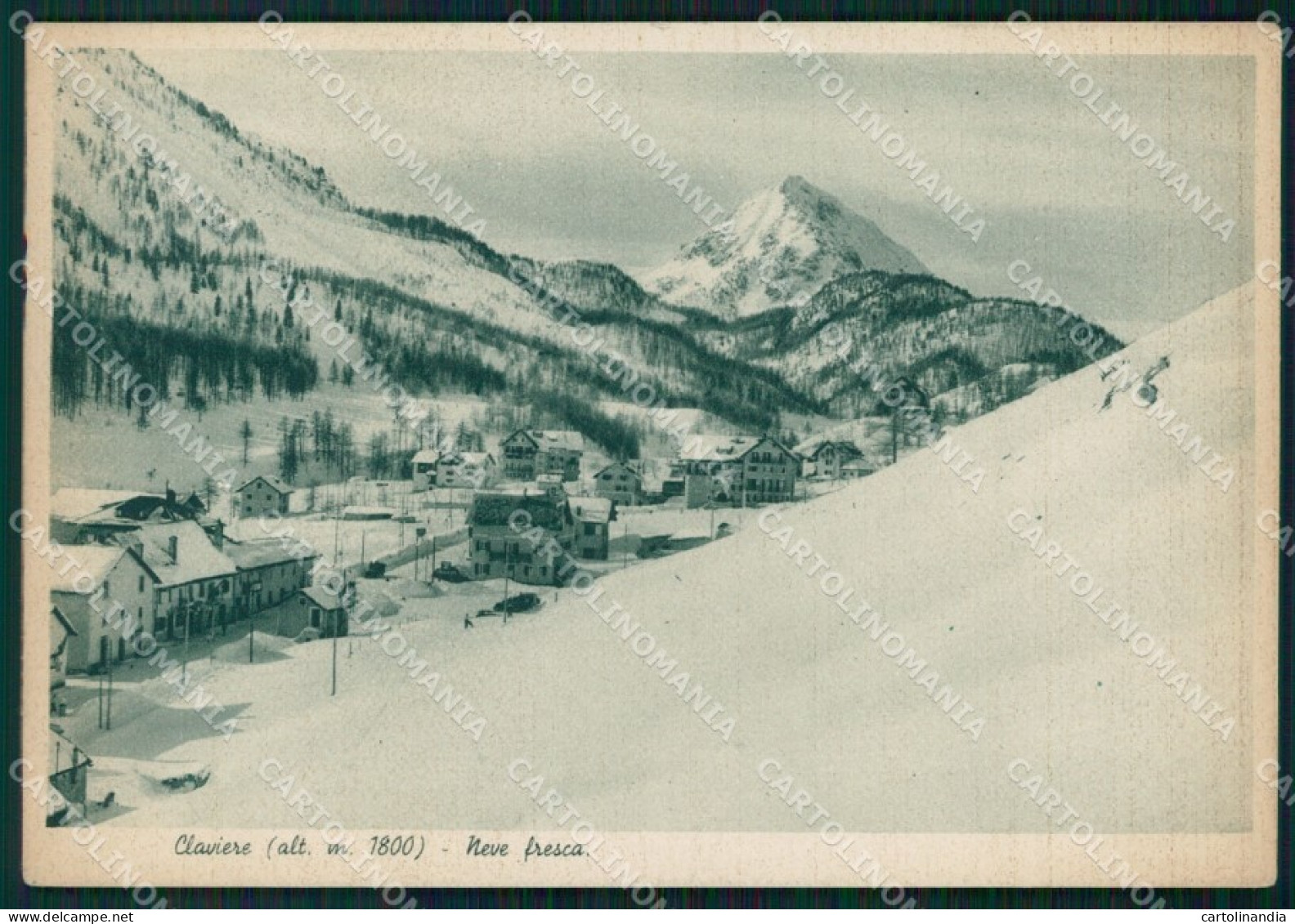 Torino Clavier Nevicata STRAPPINO FG cartolina KF2087