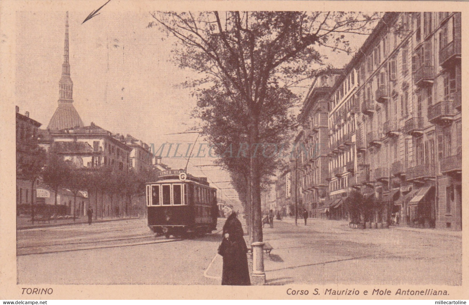 TORINO - Corso S. Maurizio e Mole Antonelliana 1927