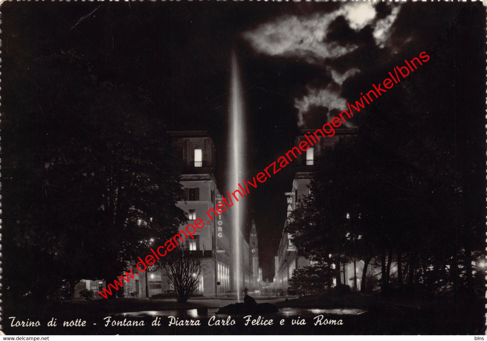 Torino - Fontana di Piazza Carlo Felice e via Roma - Piemonte