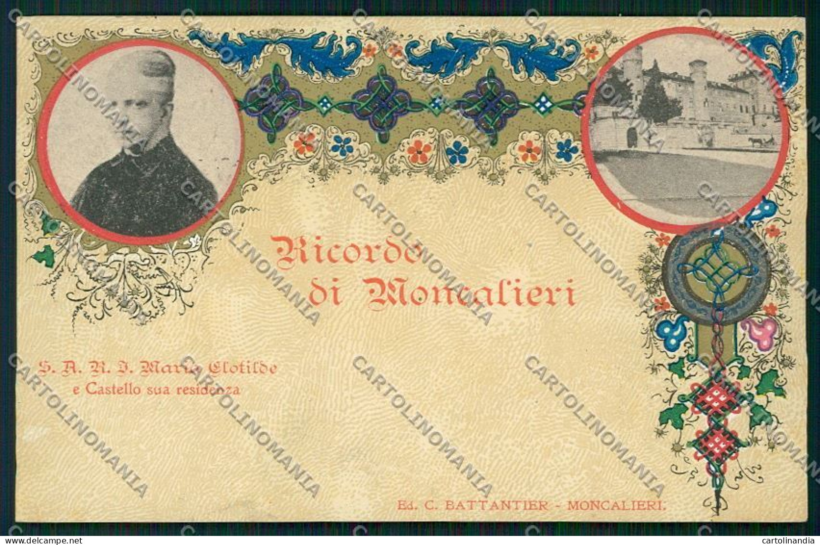 Torino Moncalieri cartolina QK1610