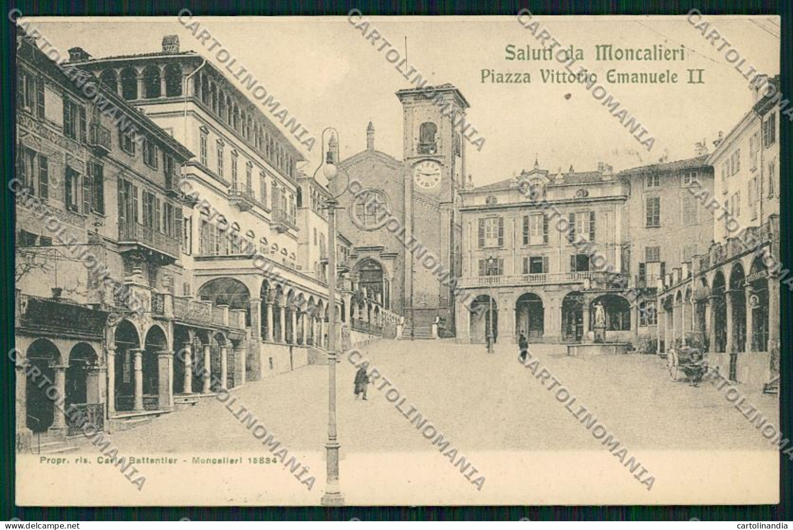Torino Moncalieri cartolina QK1619
