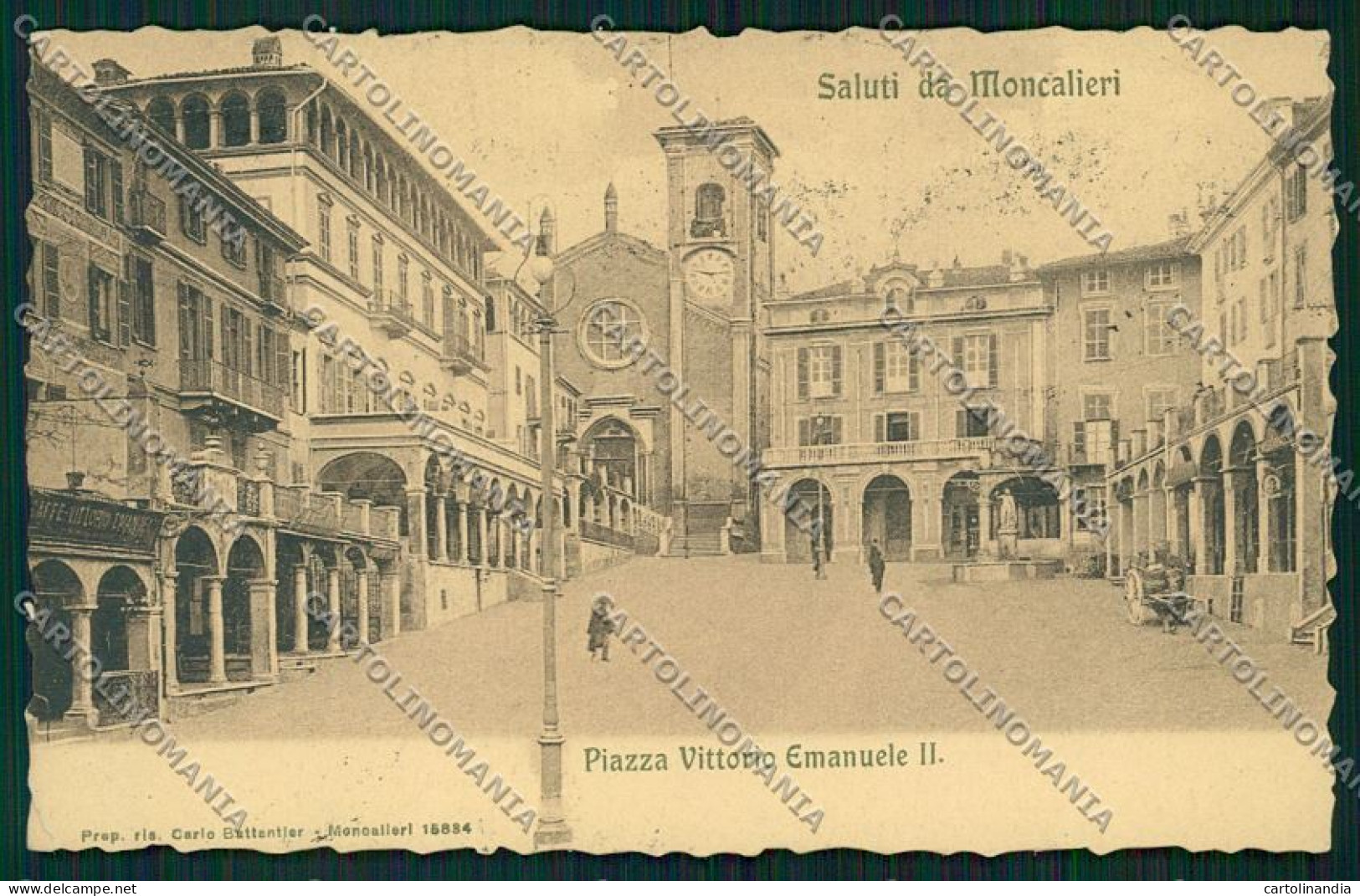 Torino Moncalieri cartolina QK1620