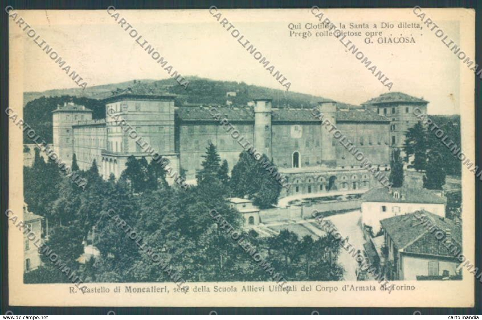 Torino Moncalieri Caserma cartolina ZT1111