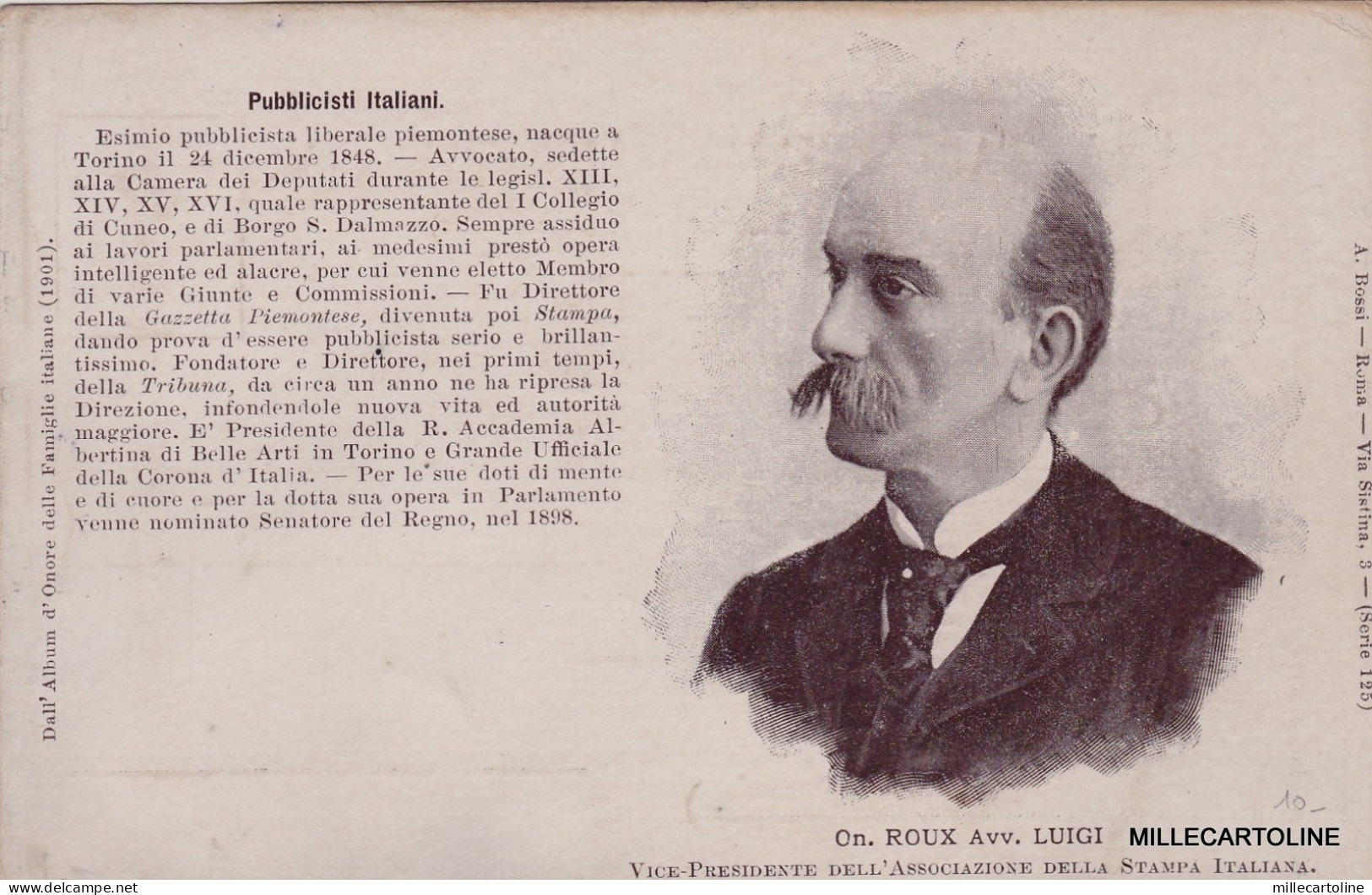 # TORINO: PERSONAGGI FAMOSI On. ROUX Avv. LUIGI