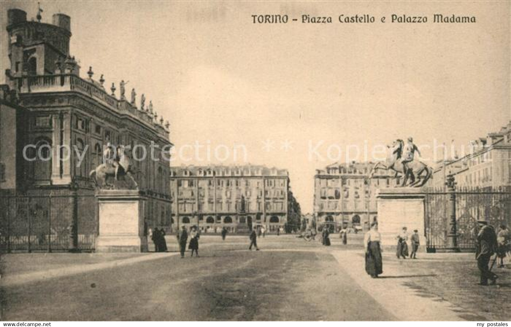 Torino Piazza Castello Palazzo Madama