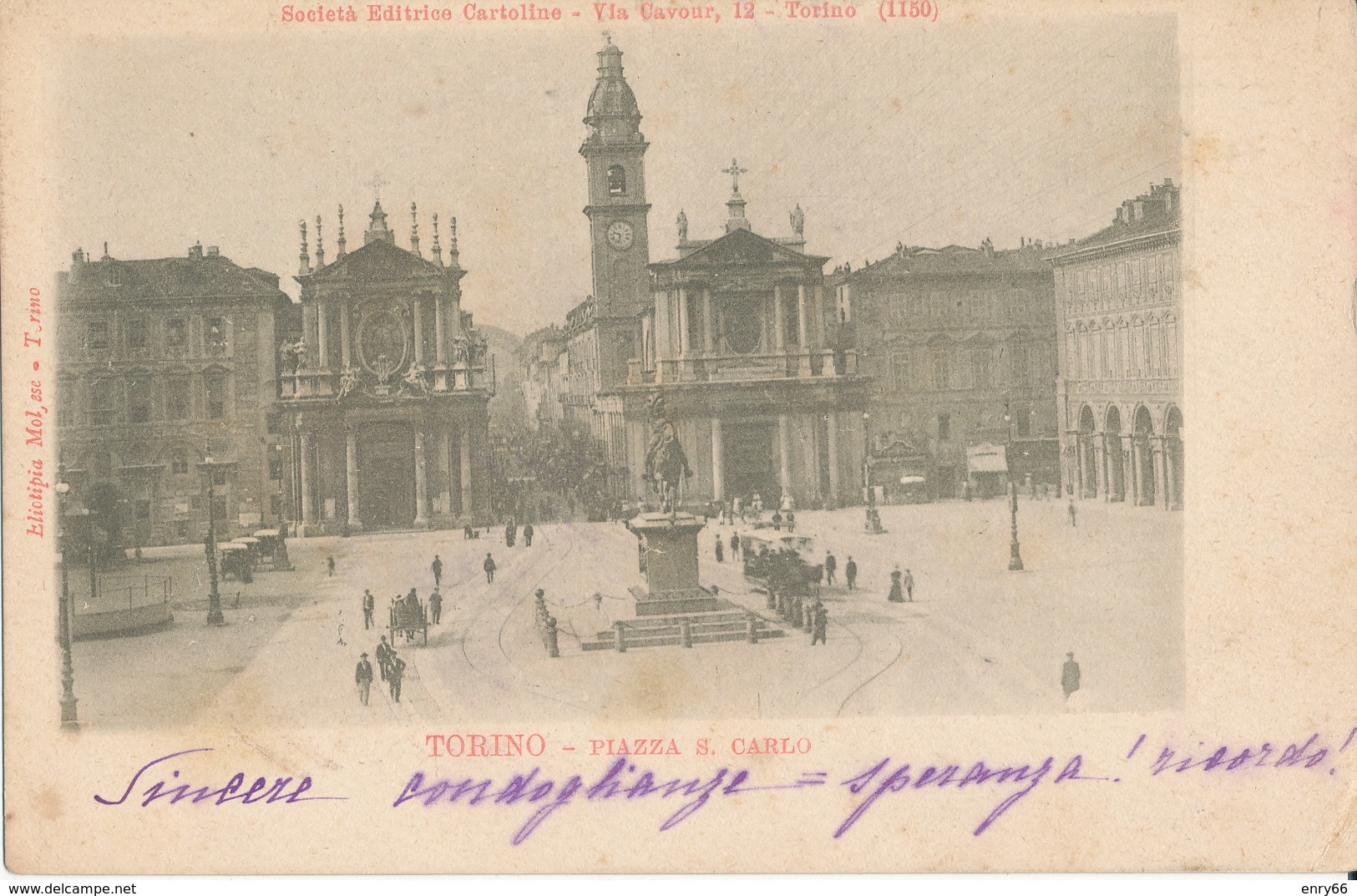 TORINO- PIAZZA SAN CARLO