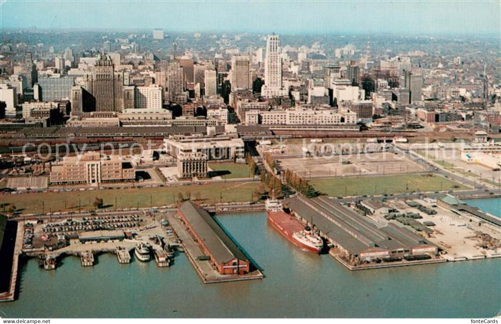 Toronto Canada Aerial view of Toronto