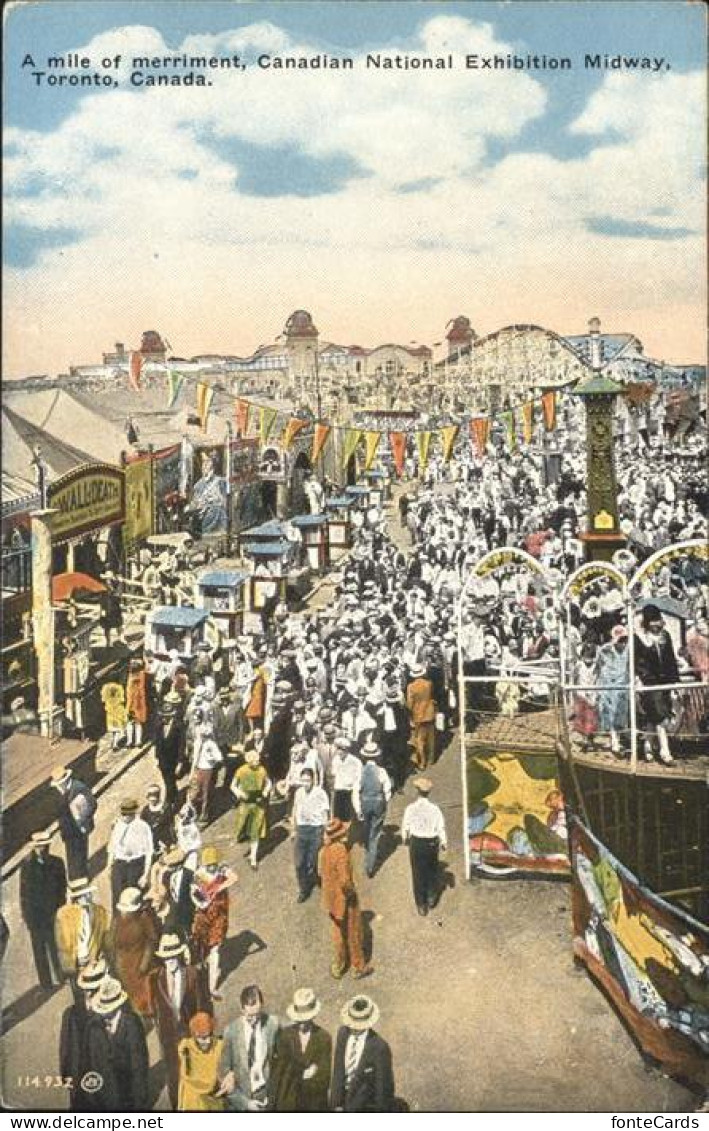 Toronto Canada Canadian National Exhibition Midway