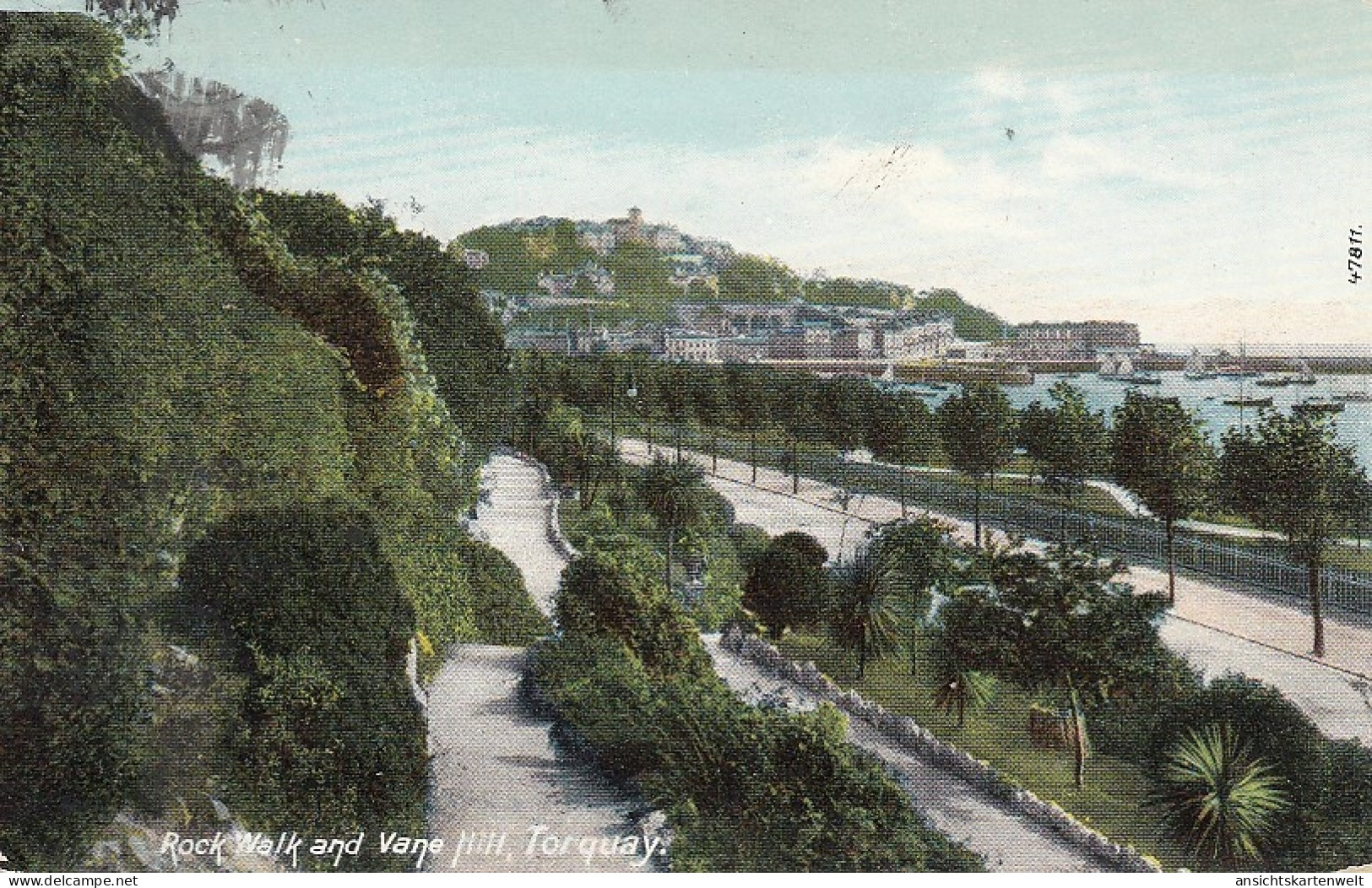 Torquay, Rock Walk and Vane Hill gl1910 #E1884