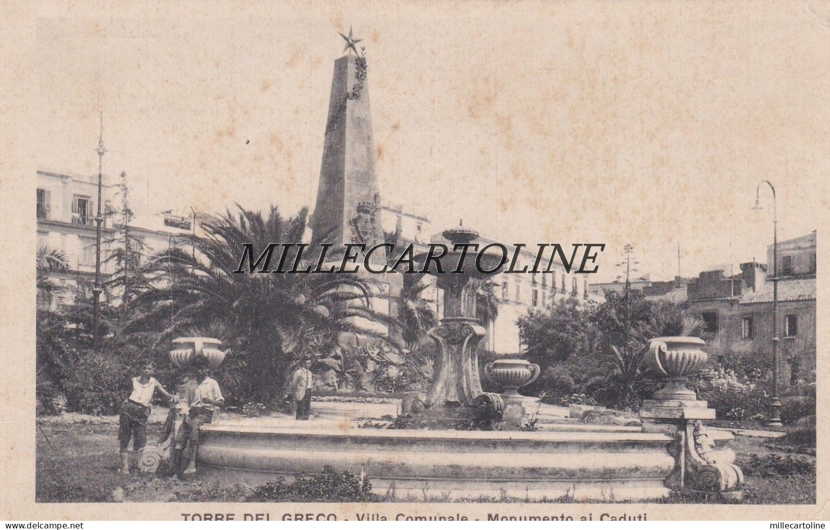TORRE DEL GRECO: Villa Comunale - Monumento ai Caduti