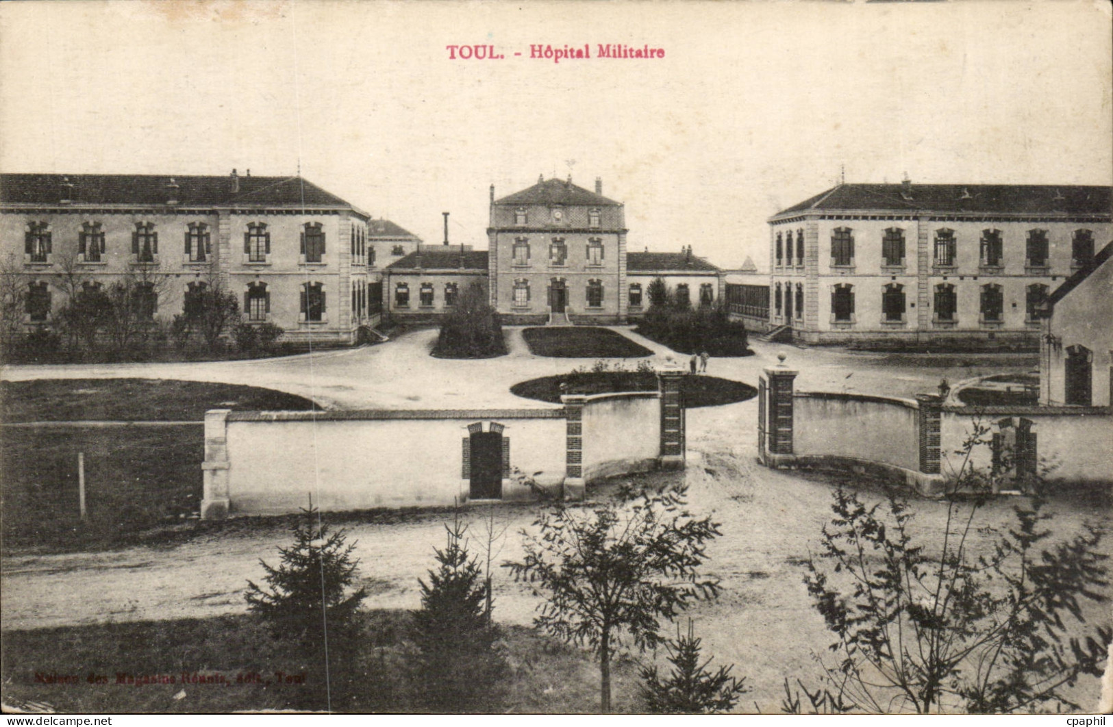 Toul CPA Hopital militaire
