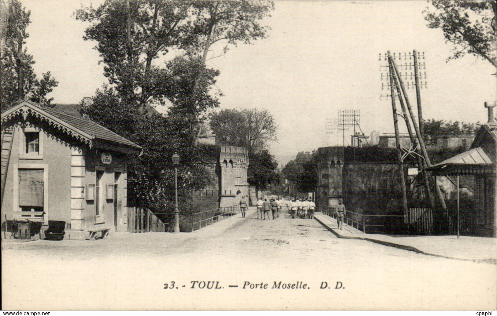 Toul CPA Porte Moselle