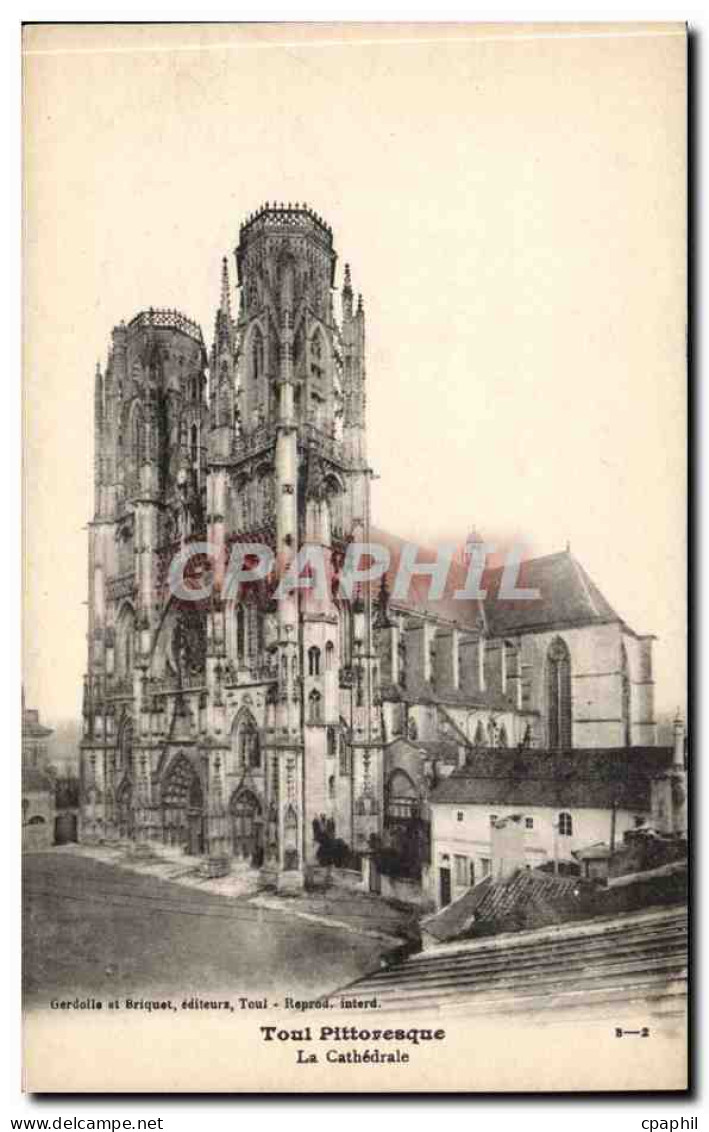Toul - la cathedrale - CPA