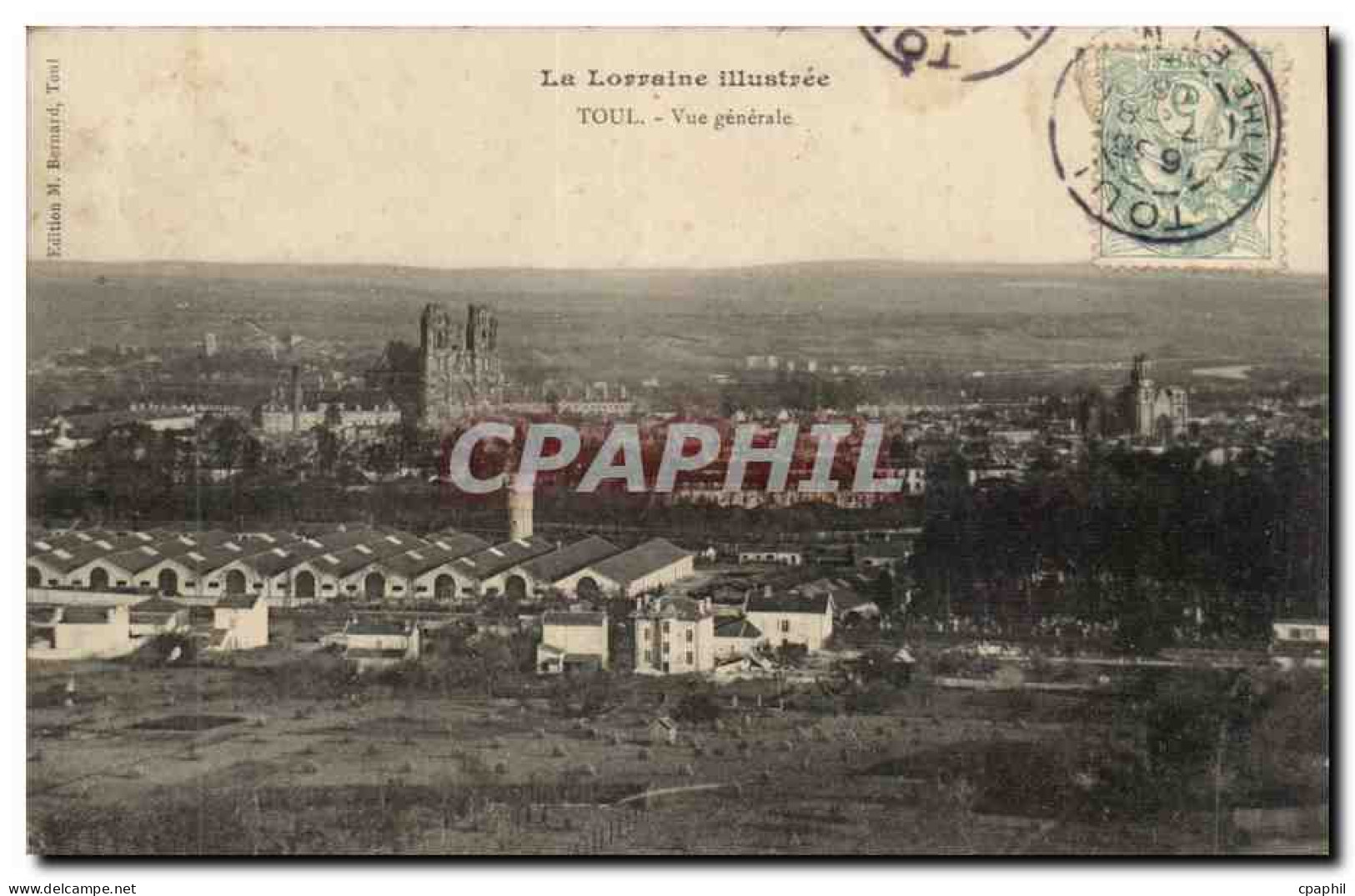 Toul - Vue Generale - CPA