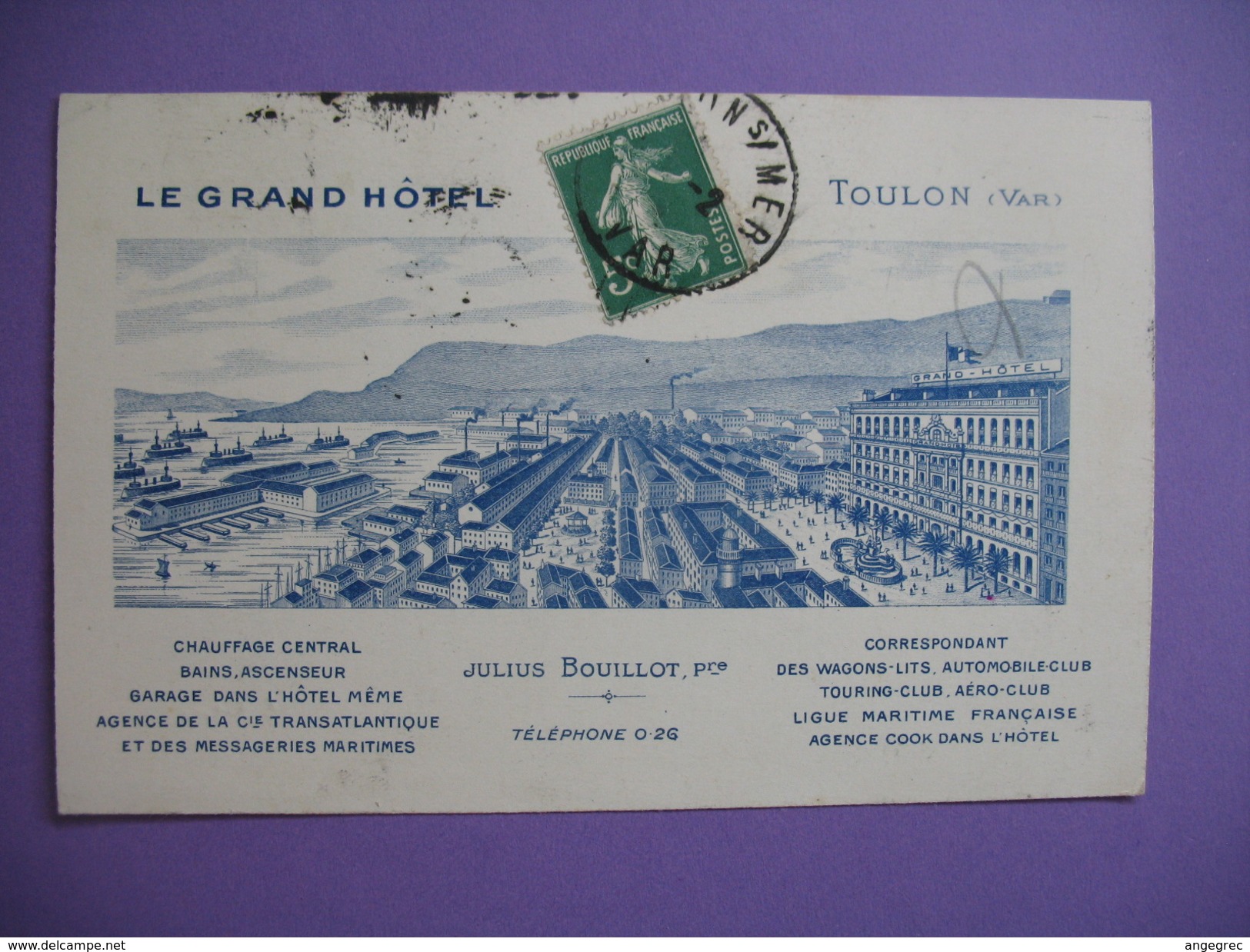 Toulon le Var  -  " Le Grand Hôtel "