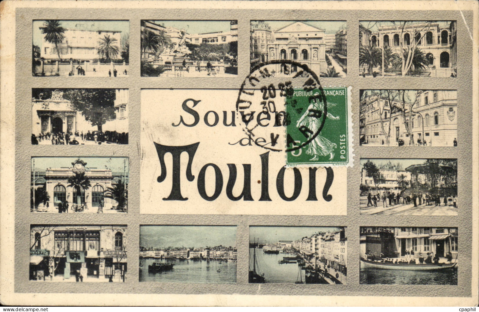 Toulon - Souvenir de Toulon r - CPA