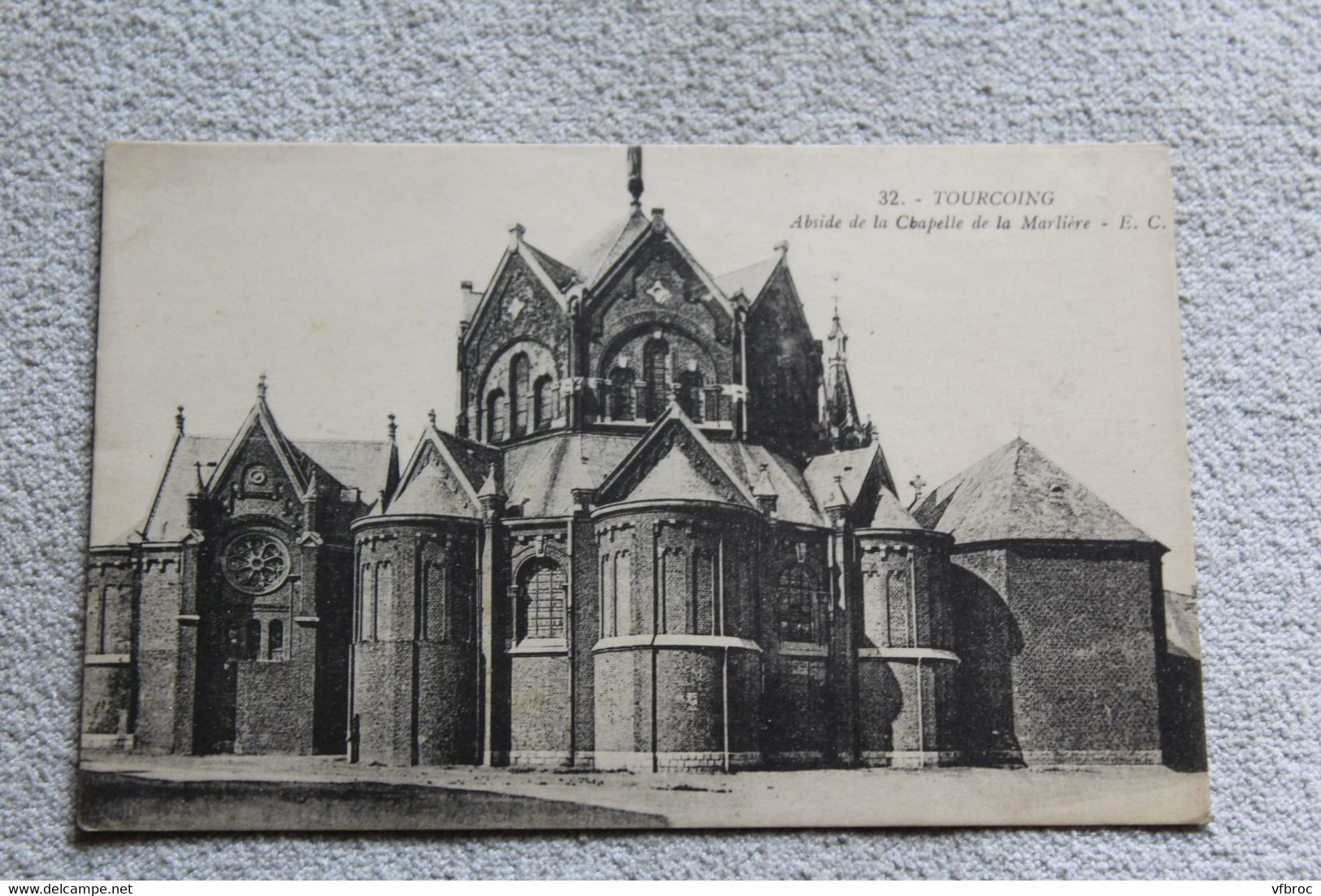 Tourcoing, abside de la chapelle de la Marlière, Nord 59