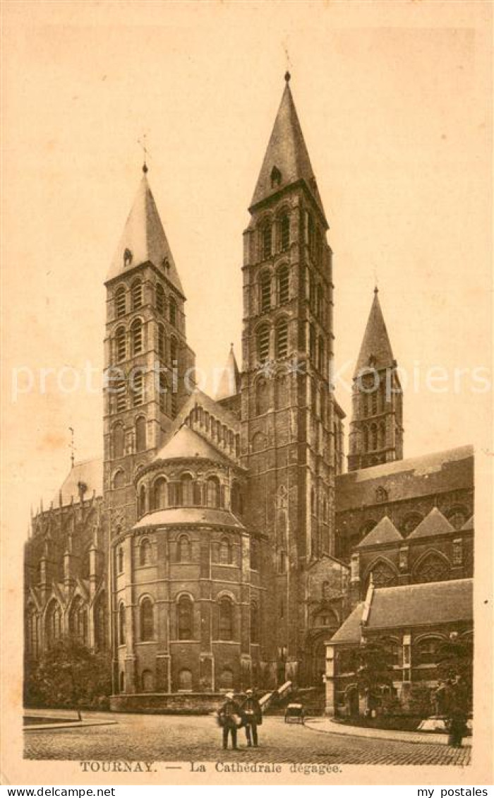 Tournay  Belgie La Cathedrale dégagée