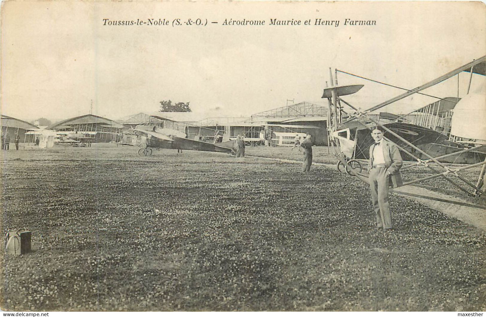 TOUSSUS LE NOBLE aérodrome Maurice et Henry Farman