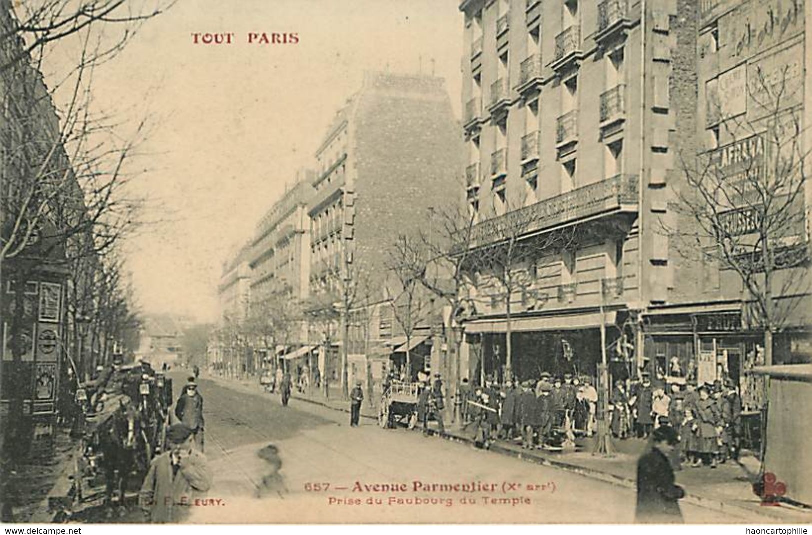 Tout Paris : avenue parmentier