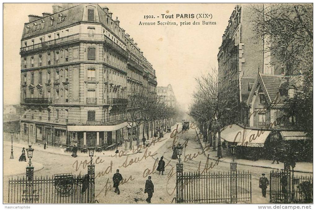 Tout Paris :avenue secretan
