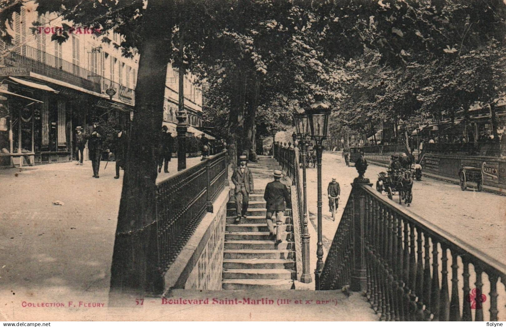 tout paris n° 57 - 10 ème arrondissement - boulevard saint martin - métro métropolitain ?