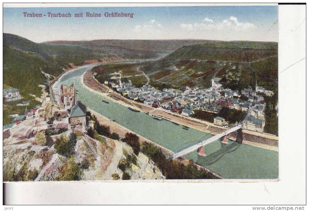 TRABEN Trarbach mit Ruine Gräfinburg