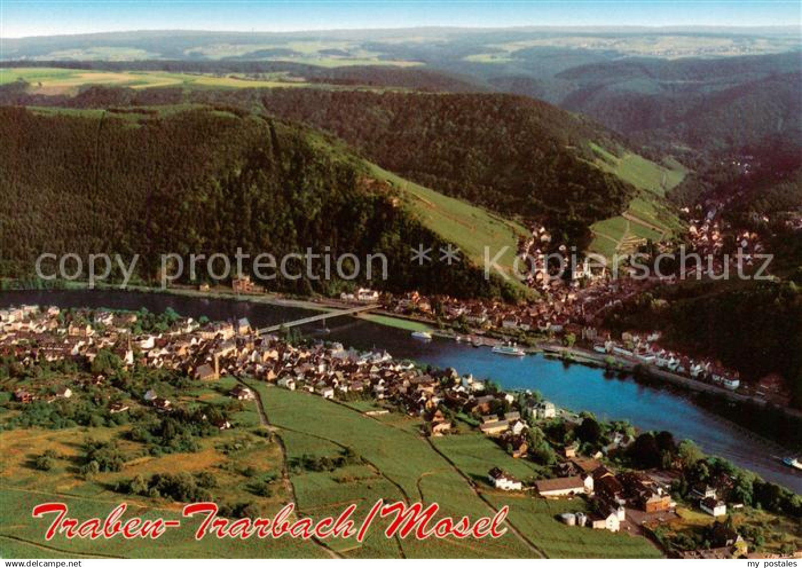 Traben-Trarbach Mosel Fliegeraufnahme