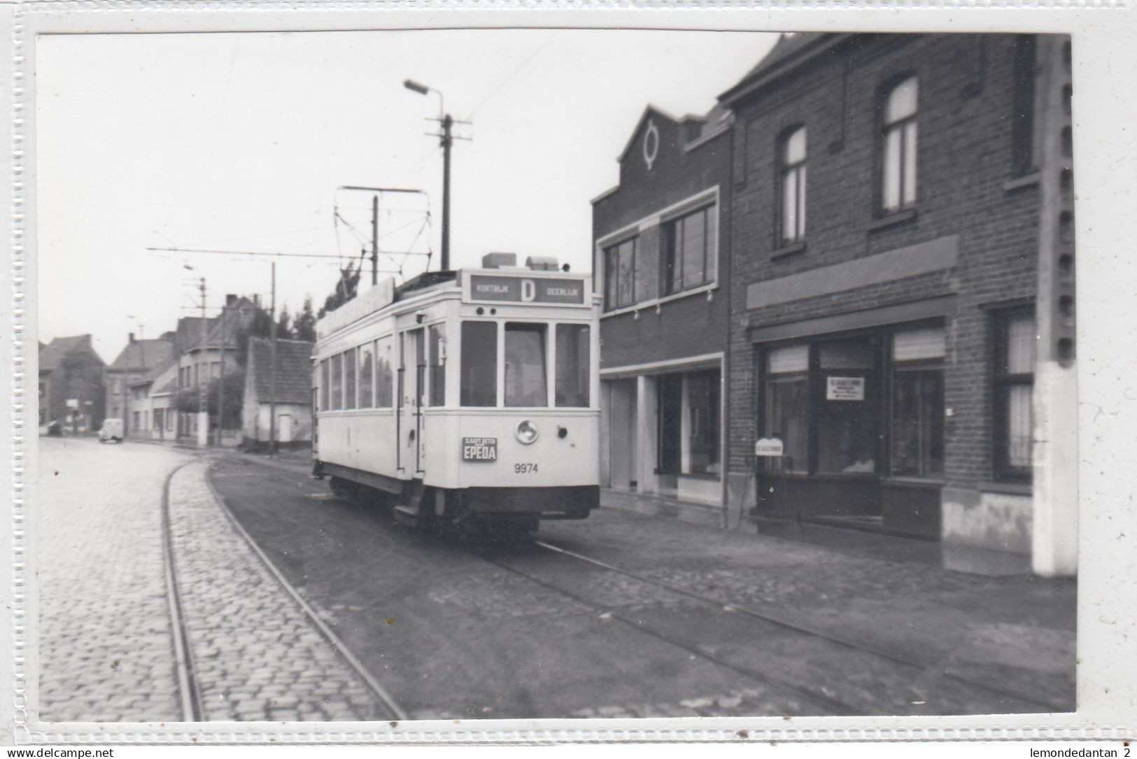 Tram Kortrijk-Deerlijk. Foto, geen postkaart. *