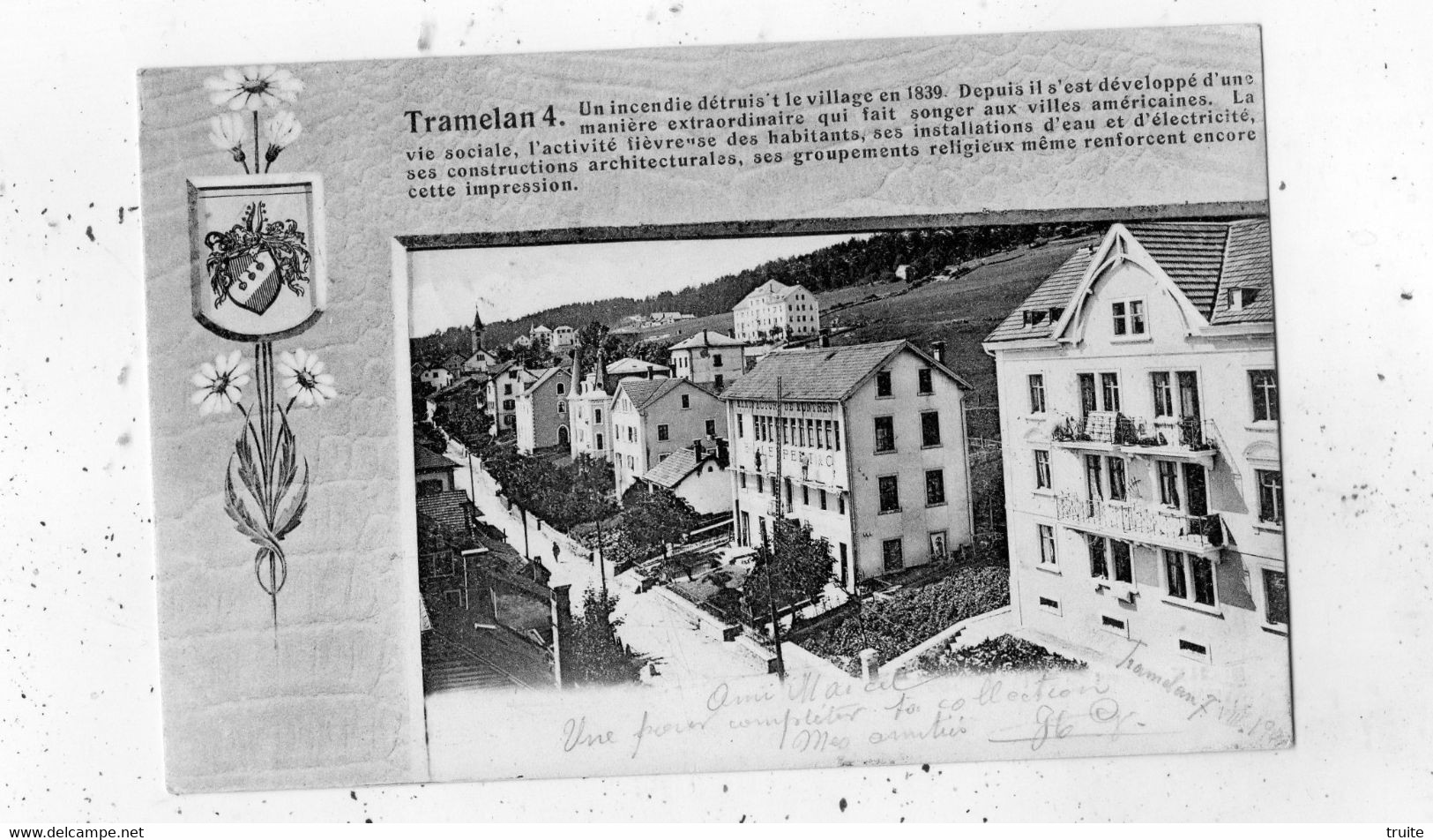 TRAMELAN  (CARTE PRECURSEUR )