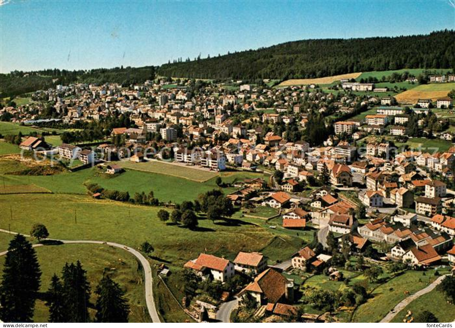 Tramelan Fliegeraufnahme