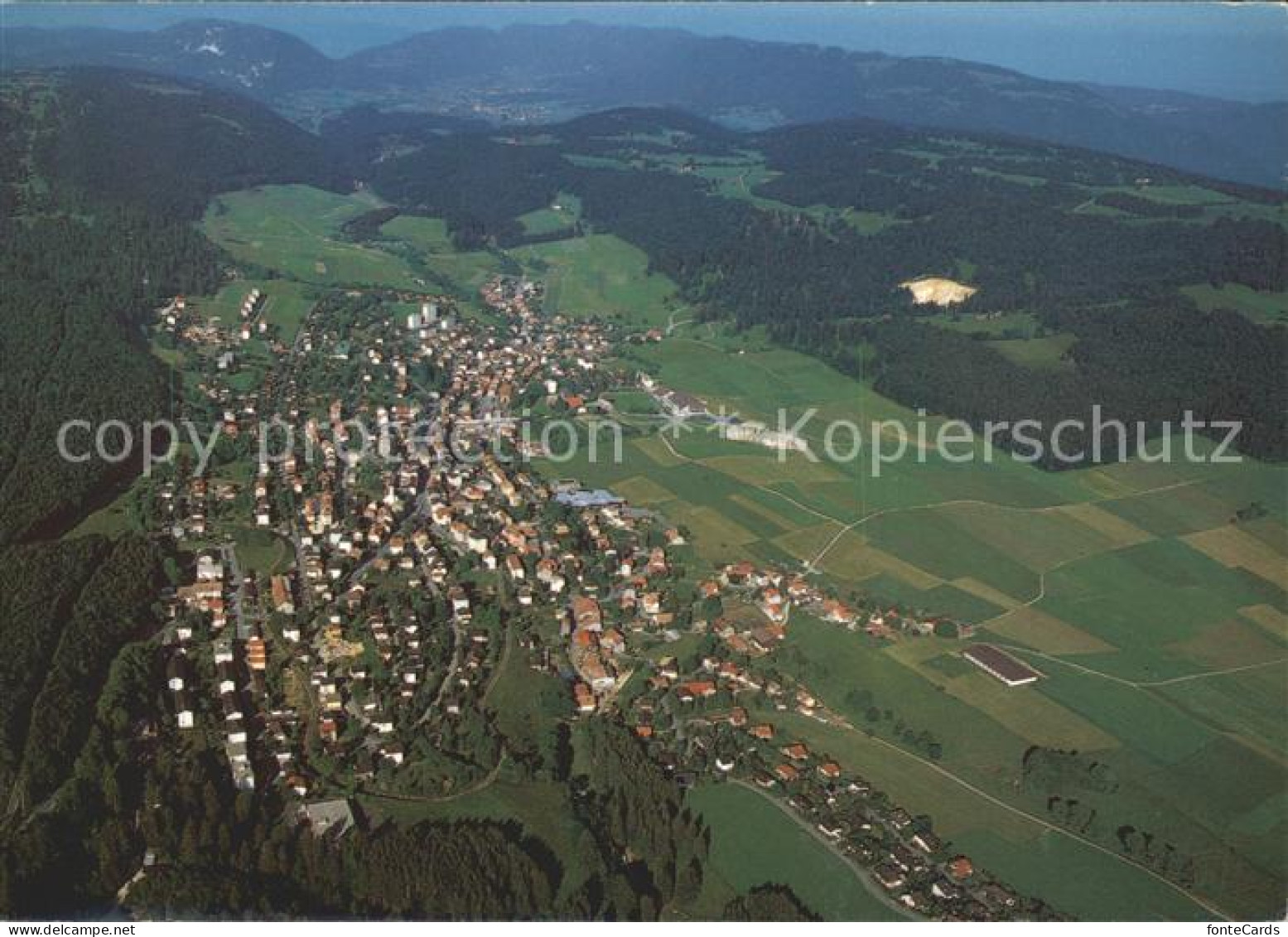 Tramelan Fliegeraufnahme