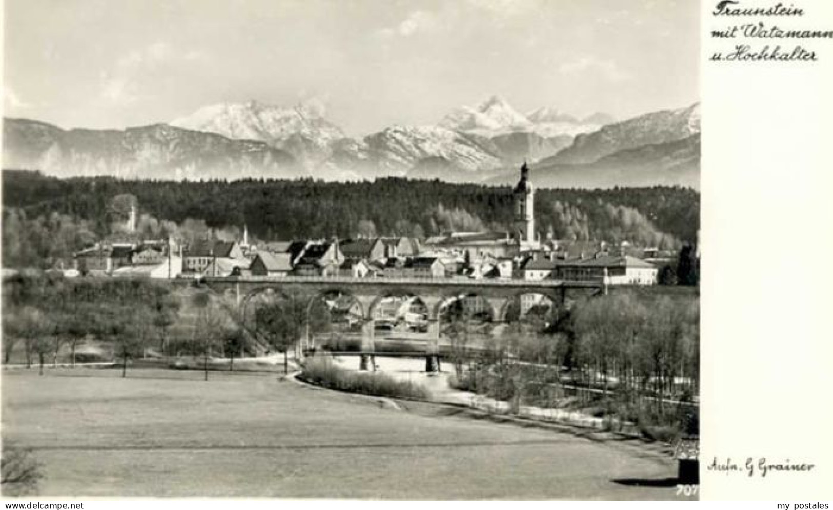 Traunstein Oberbayern Traunstein Watzmann