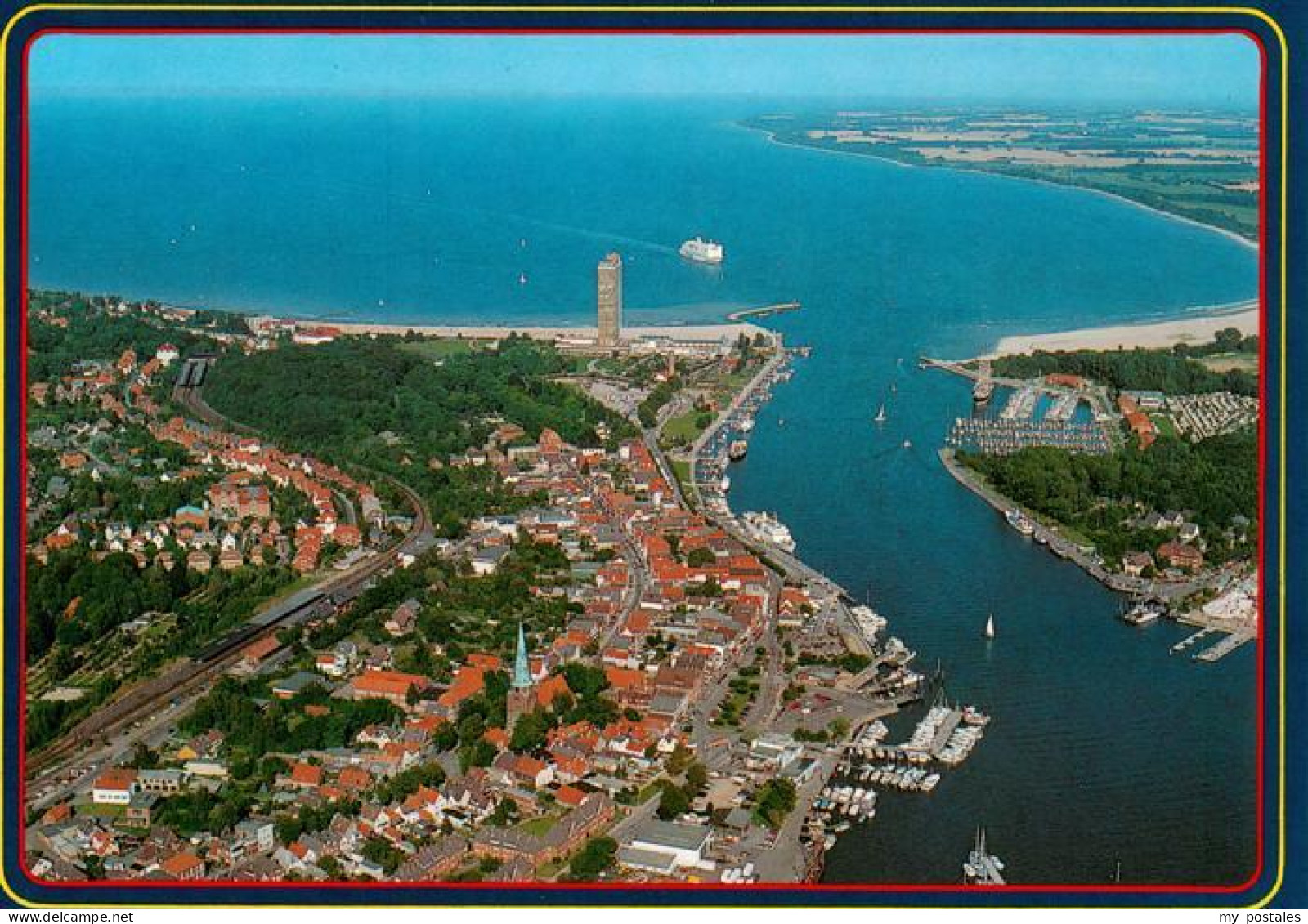 Travemuende Ostseebad Fliegeraufnahme