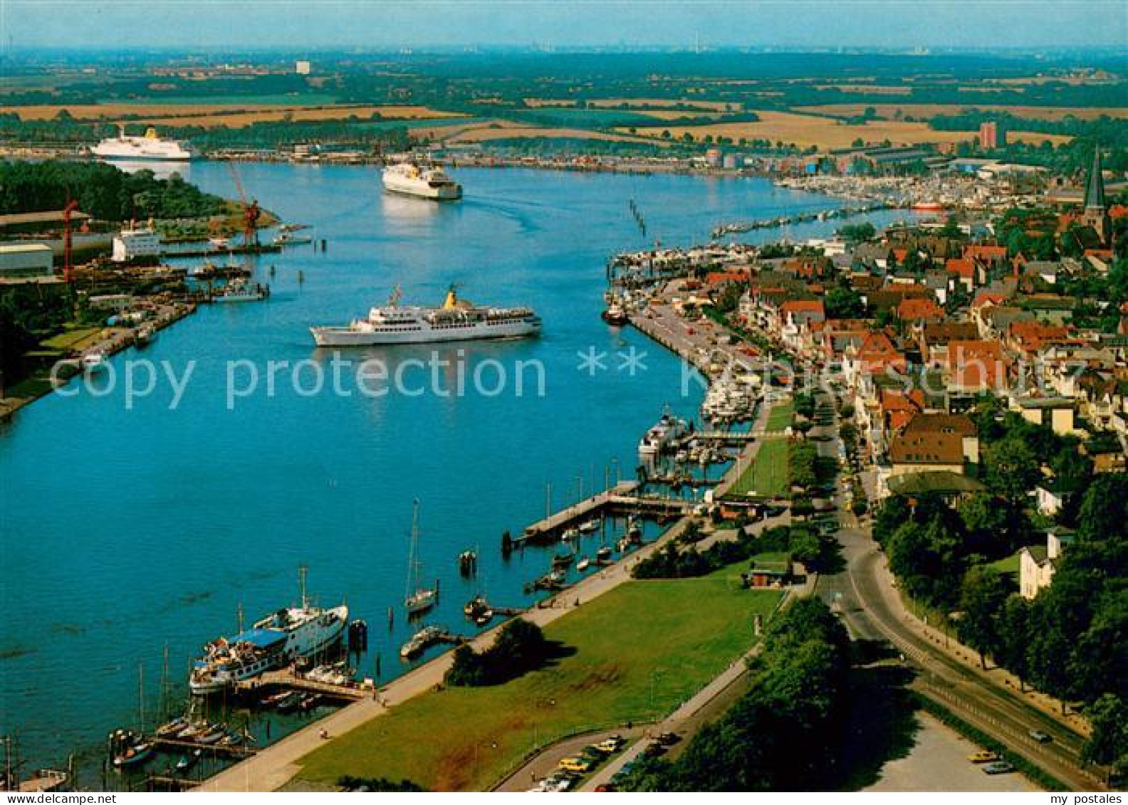 Travemuende Ostseebad Fliegeraufnahme
