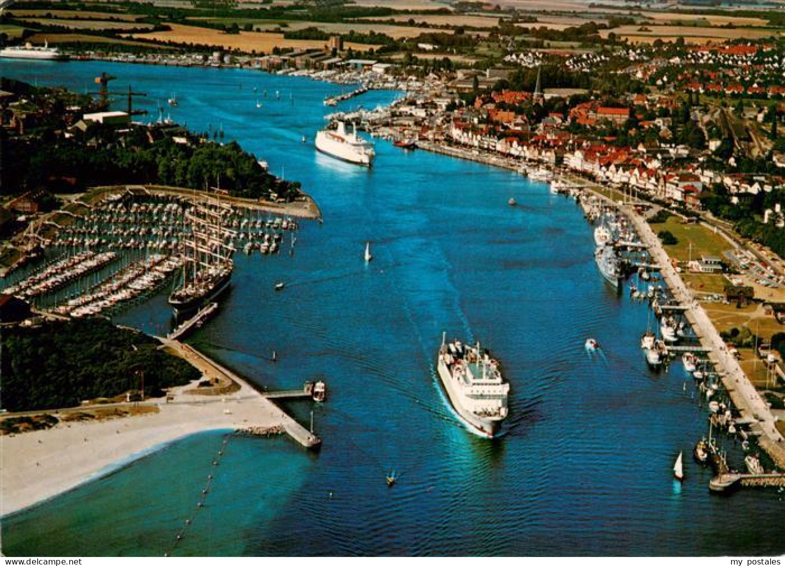 Travemuende Ostseebad Fliegeraufnahme