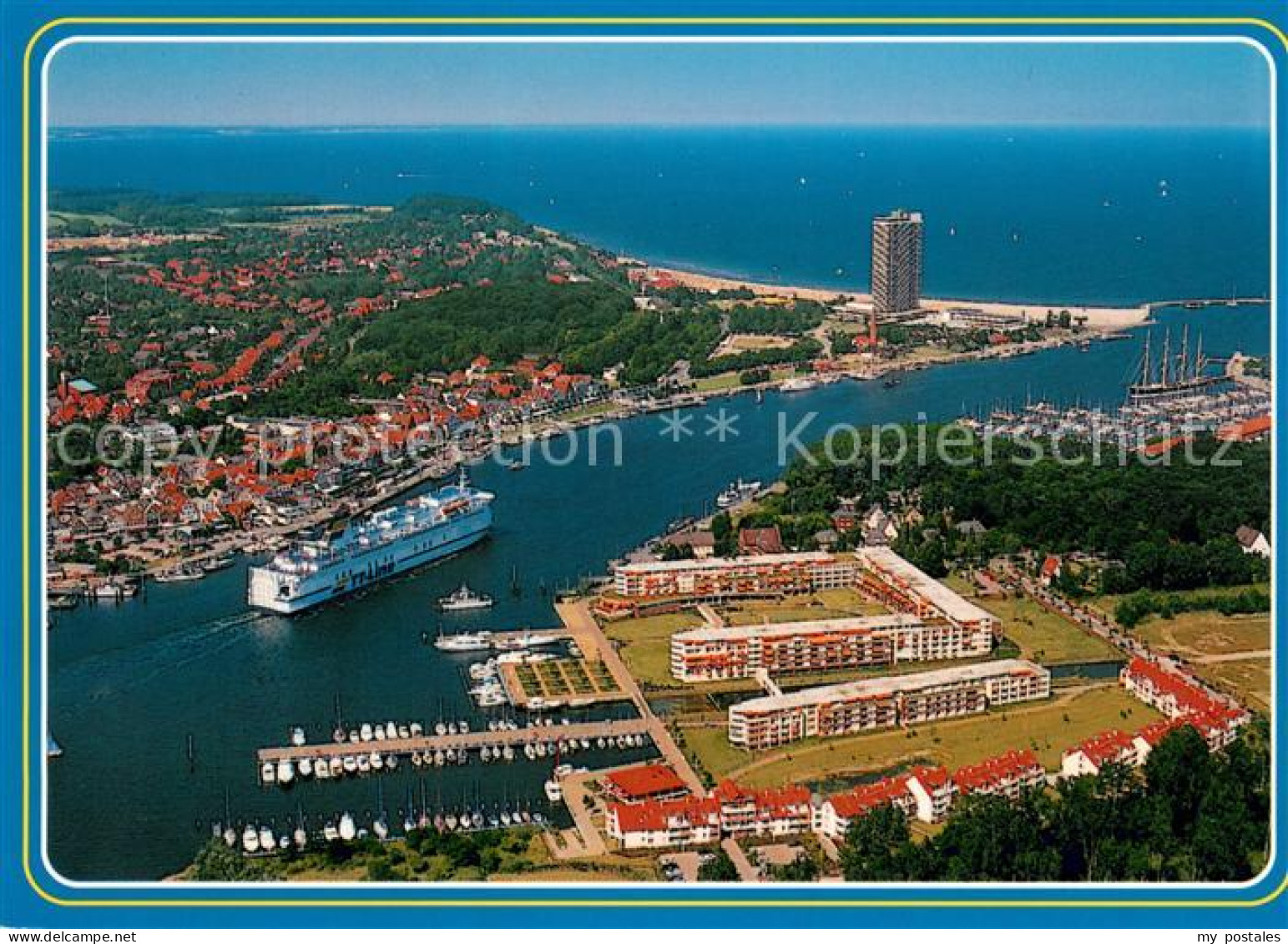 Travemuende Ostseebad Fliegeraufnahme