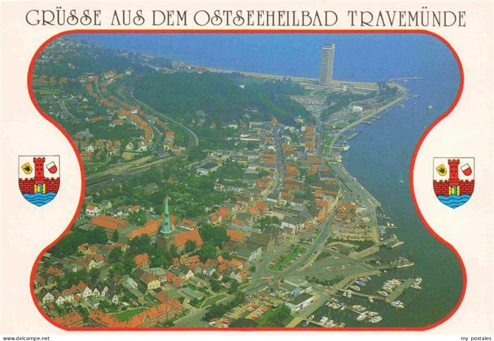 Travemuende Ostseebad Fliegeraufnahme