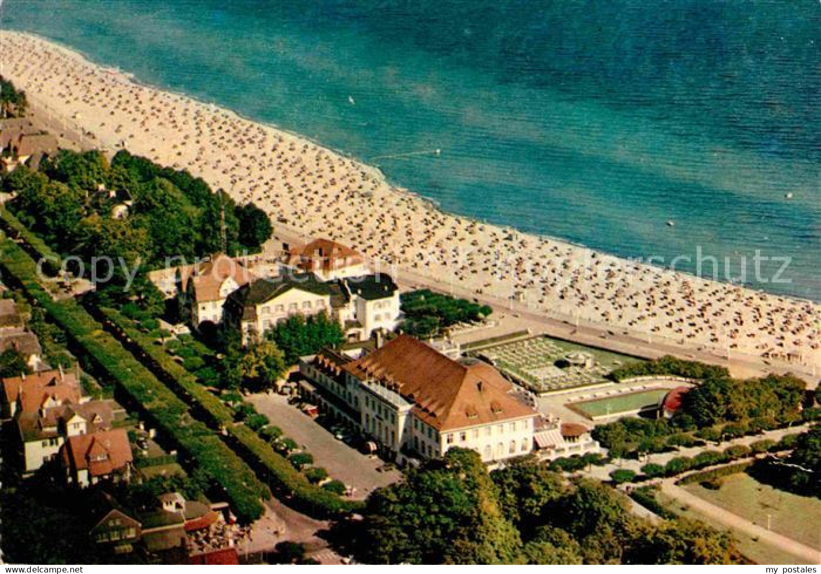 Travemuende Ostseebad Fliegeraufnahme