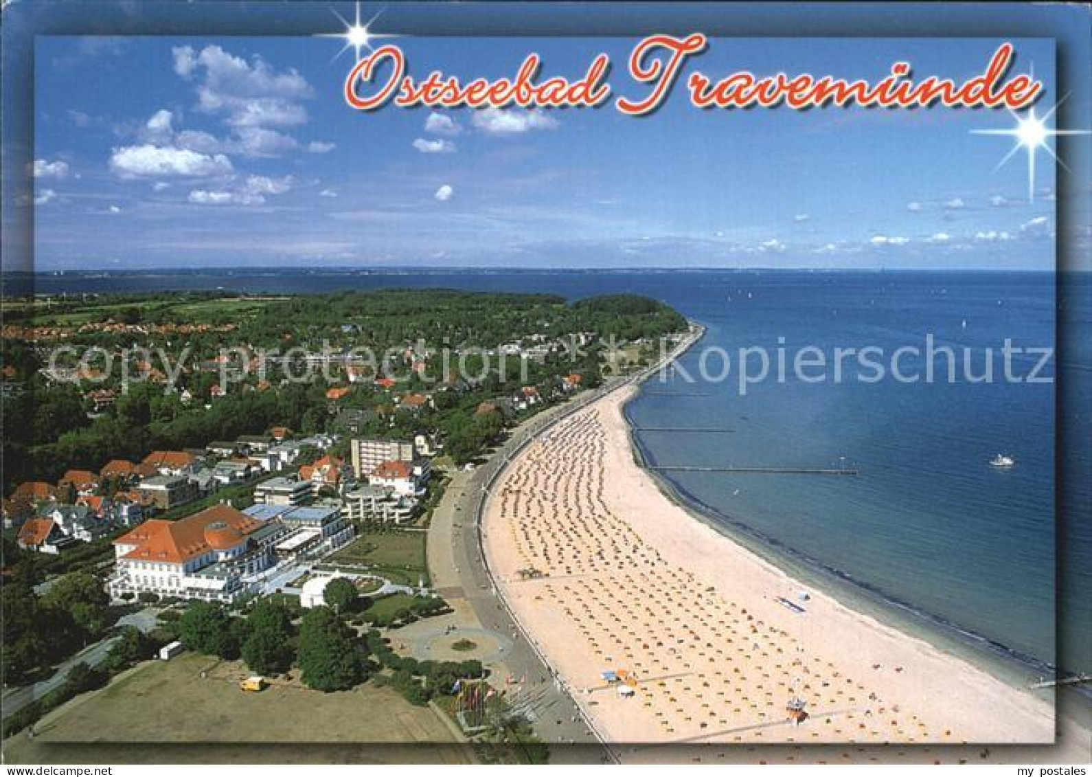 Travemuende Ostseebad Fliegeraufnahme