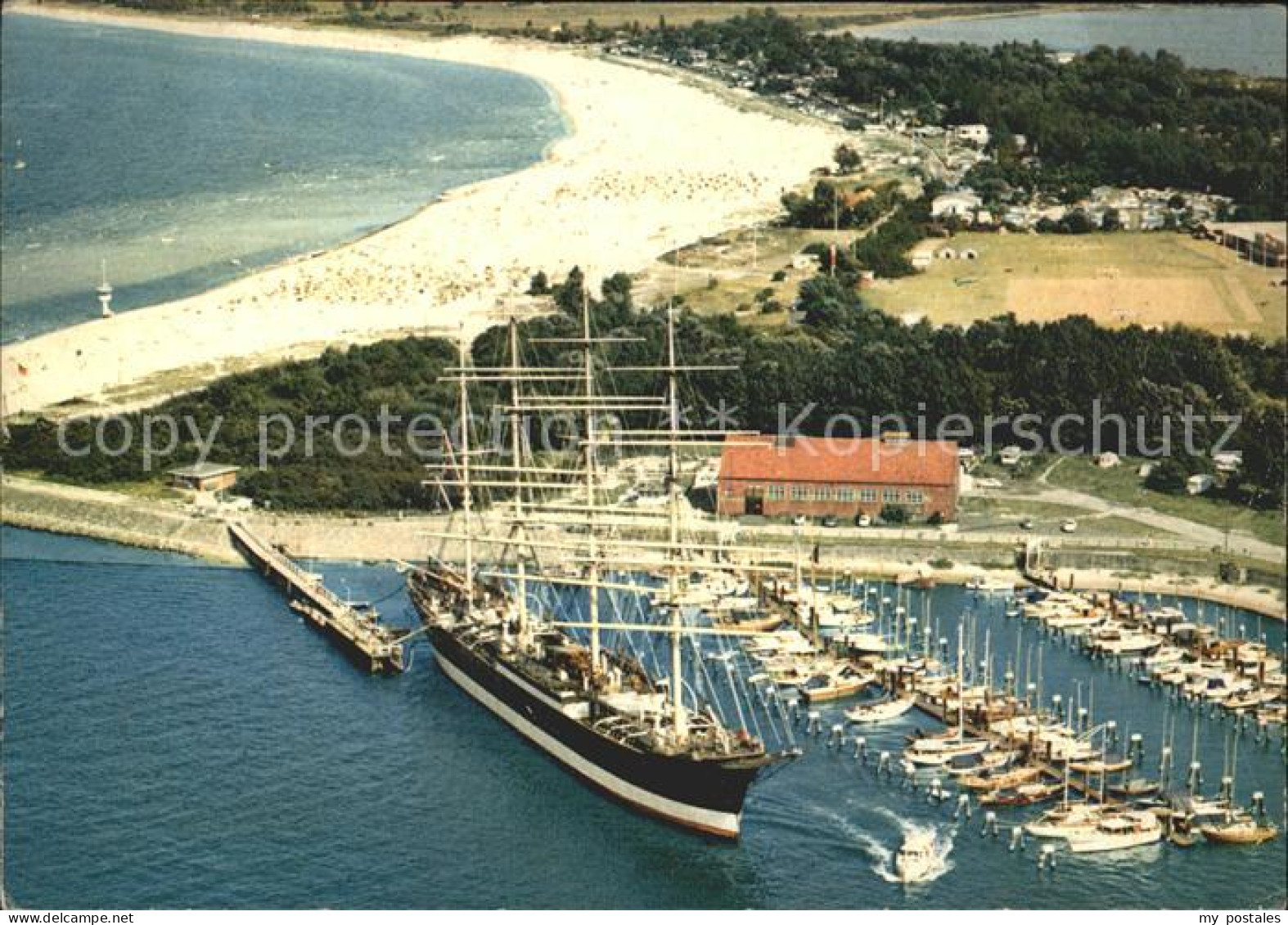 Travemuende Ostseebad Fliegeraufnahme