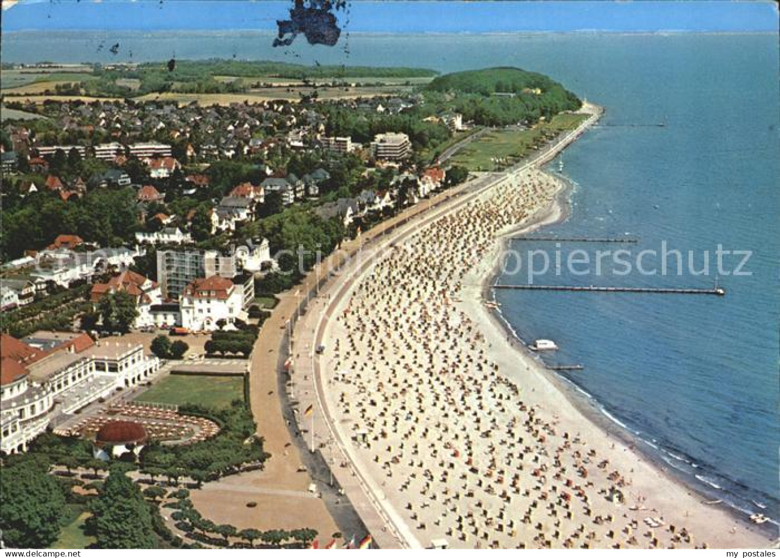 Travemuende Ostseebad Fliegeraufnahme