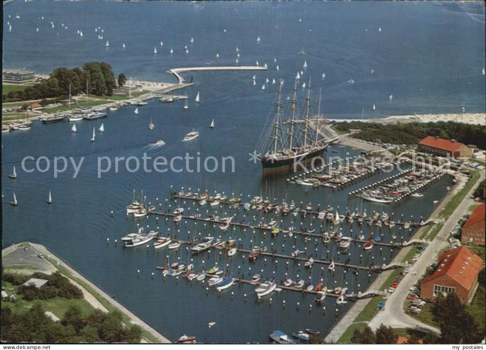 Travemuende Ostseebad Luftaufnahme