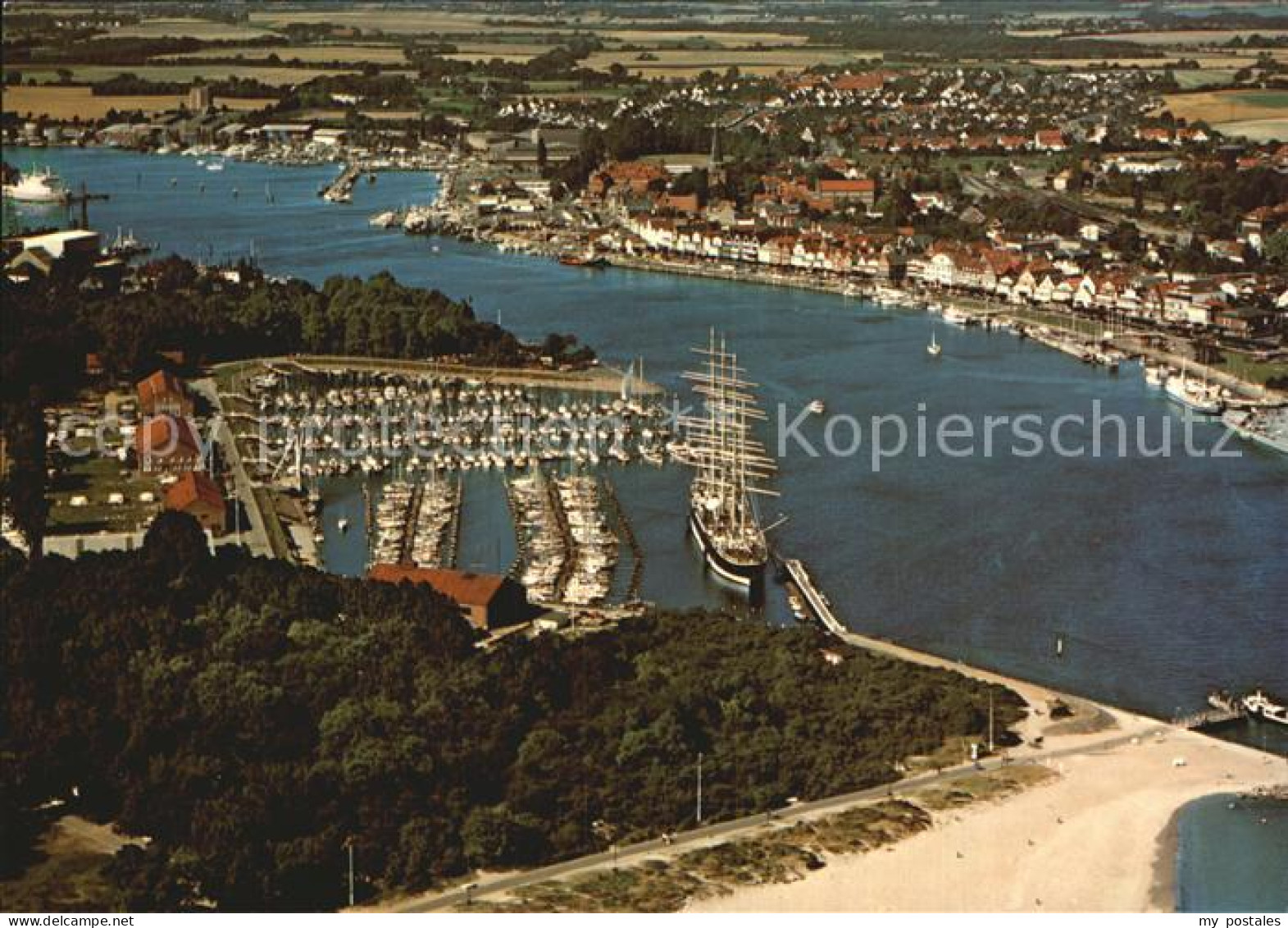 Travemuende Ostseebad Luftaufnahme