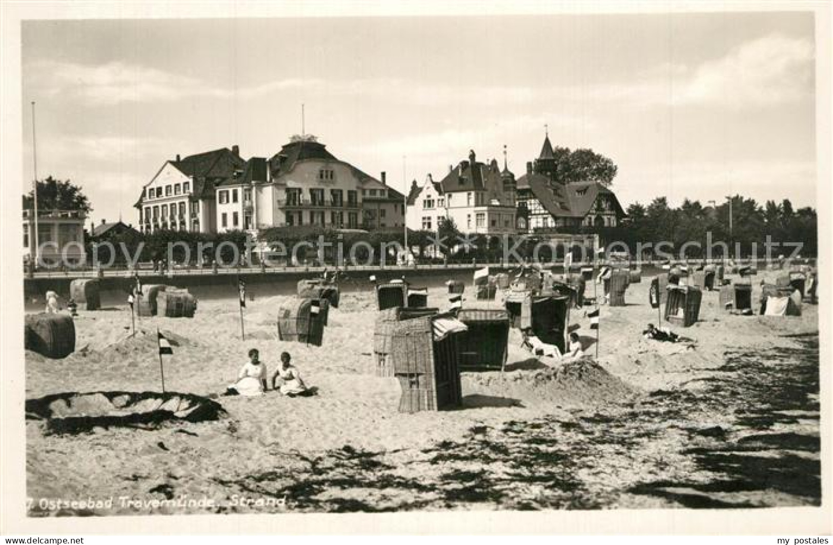 Travemuende Ostseebad Strandpartie
